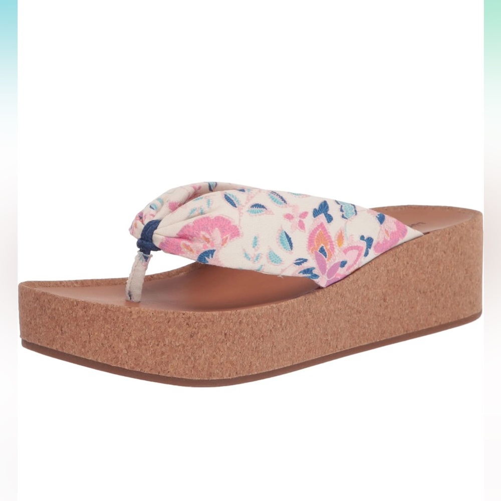 Lucky Brand Lellina wedge thongs